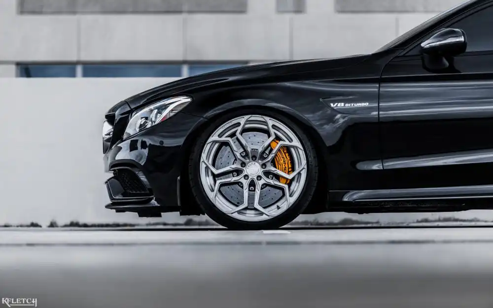 Gorgeous Black Mercedes-Benz C63 AMG With Velos Designwerks Wheels 3 mercedes amg c63s coupe on velos xx forged wheels 34292343340 o
