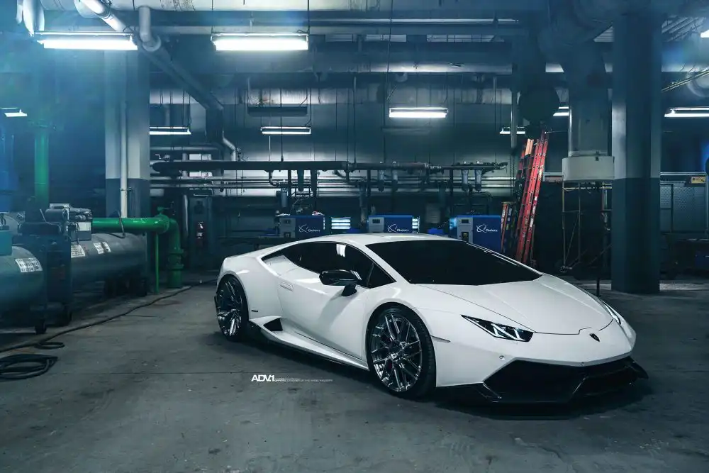 Bianco Avus Lamborghini Huracan Gets ADV.1 Directional Wheels 23 White Lamborghini Huracan With ADV.1 Wheels Wallpaper
