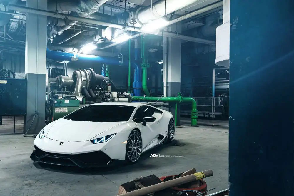 Bianco Avus Lamborghini Huracan Gets ADV.1 Directional Wheels 26 White Lamborghini Huracan With ADV.1 Wheels Wallpaper