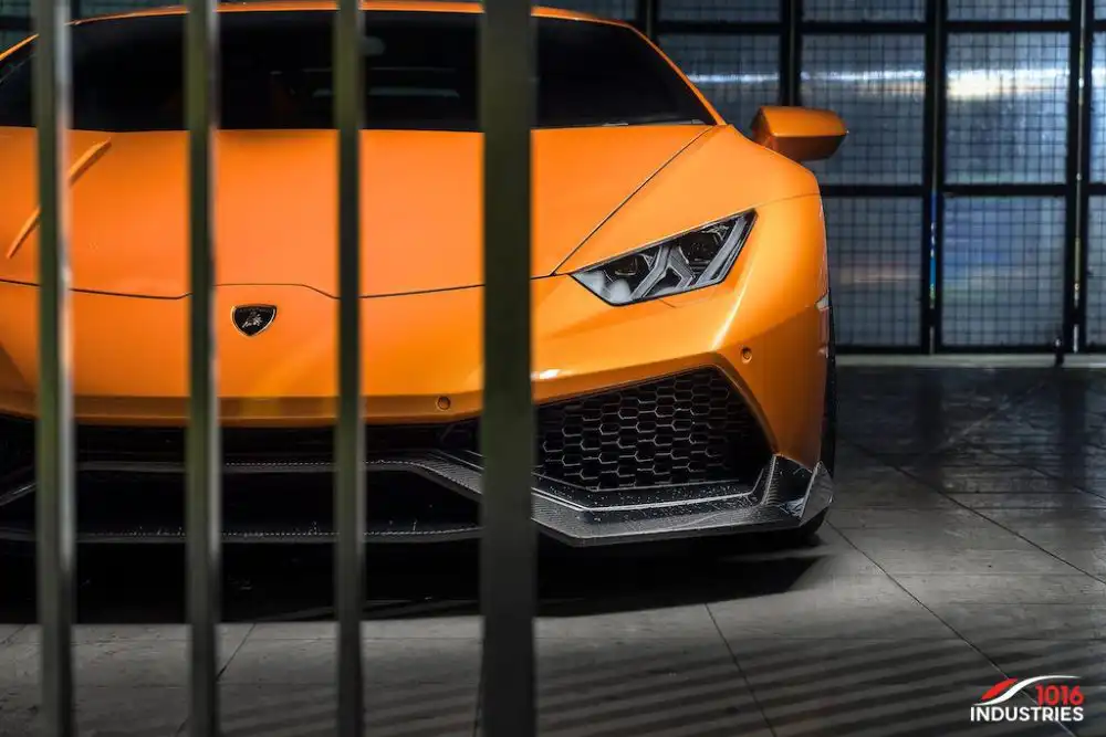 Arancio Borealis Lamborghini Huracán With 1016 Industries Carbon Kit And HRE Wheels 49 Arancio Borealis Lamborghini Huracán With 1016 Industries Carbon Kit And HRE Wheels