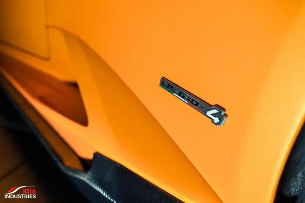 Arancio Borealis Lamborghini Huracán With 1016 Industries Carbon Kit And HRE Wheels 60 Arancio Borealis Lamborghini Huracán With 1016 Industries Carbon Kit And HRE Wheels