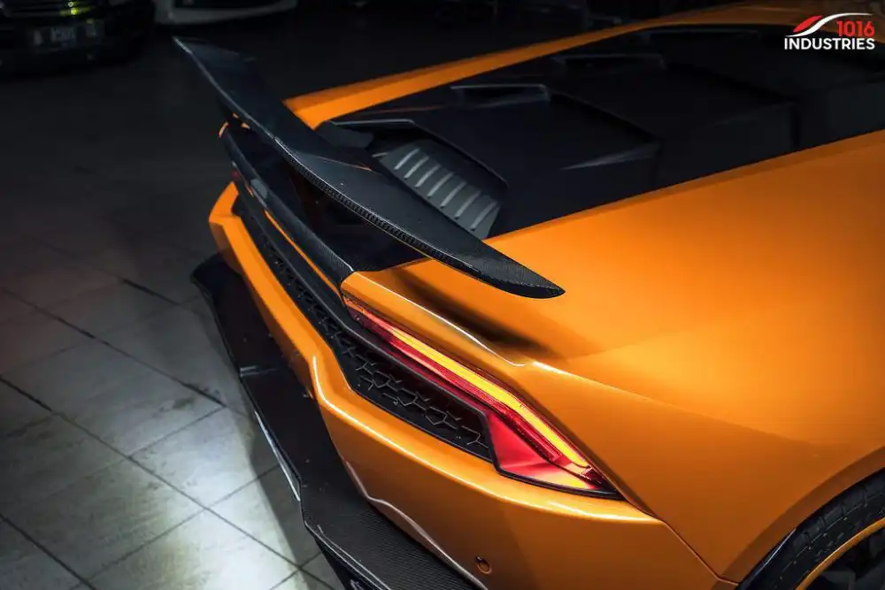 Arancio Borealis Lamborghini Huracán With 1016 Industries Carbon Kit And HRE Wheels 62 Arancio Borealis Lamborghini Huracán With 1016 Industries Carbon Kit And HRE Wheels