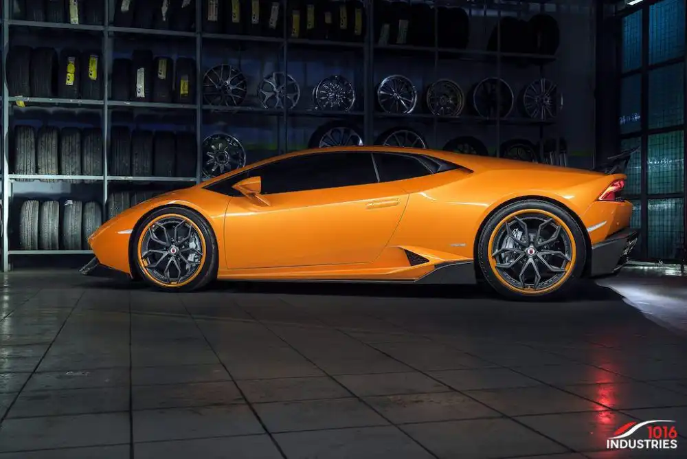Arancio Borealis Lamborghini Huracán With 1016 Industries Carbon Kit And HRE Wheels 66 Arancio Borealis Lamborghini Huracán With 1016 Industries Carbon Kit And HRE Wheels