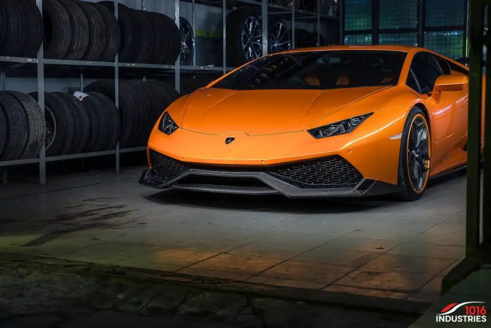 Arancio Borealis Lamborghini Huracán With 1016 Industries Carbon Kit And HRE Wheels 52 Arancio Borealis Lamborghini Huracán With 1016 Industries Carbon Kit And HRE Wheels