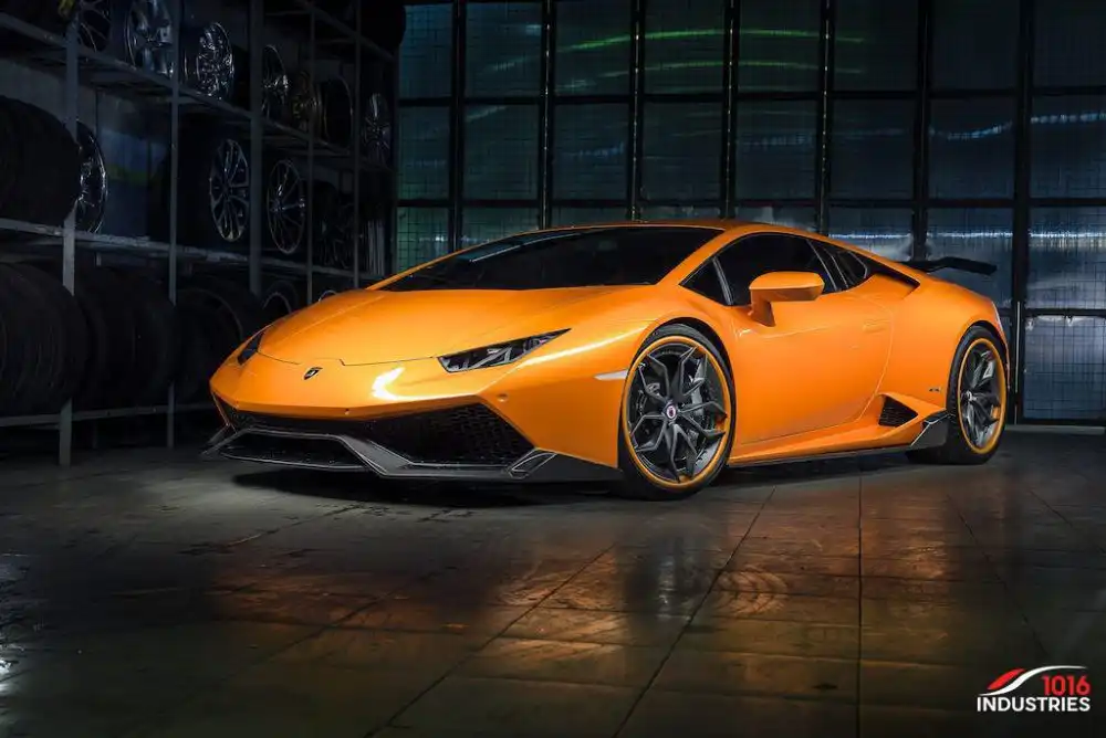 Arancio Borealis Lamborghini Huracán With 1016 Industries Carbon Kit And HRE Wheels 53 Arancio Borealis Lamborghini Huracán With 1016 Industries Carbon Kit And HRE Wheels