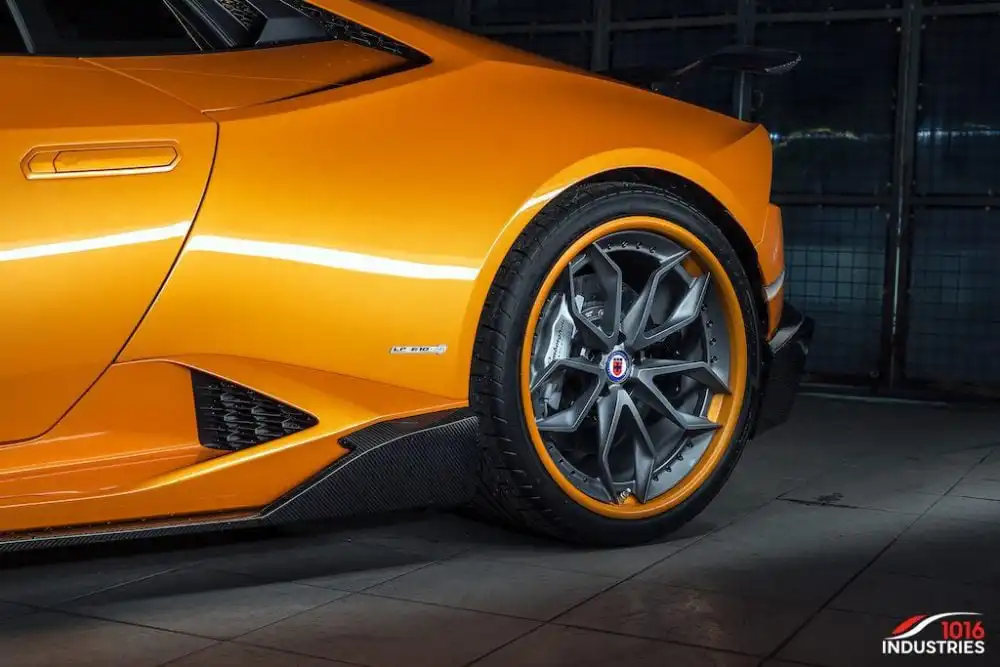 Arancio Borealis Lamborghini Huracán With 1016 Industries Carbon Kit And HRE Wheels 59 Arancio Borealis Lamborghini Huracán With 1016 Industries Carbon Kit And HRE Wheels