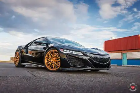 Acura NSX With Bronze Vossen VPS-314 Wheels