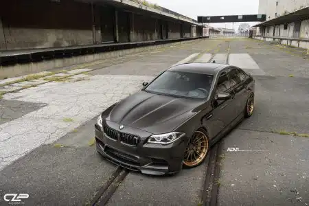 Jatoba Brown BMW F10 M5 Given ADV.1 Wheels & Carbon Fiber Parts Wallpaper