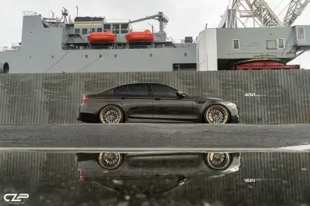 Jatoba Brown BMW F10 M5 Given ADV.1 Wheels & Carbon Fiber Parts Wallpaper