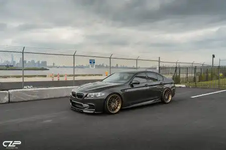 Jatoba Brown BMW F10 M5 Given ADV.1 Wheels & Carbon Fiber Parts Wallpaper