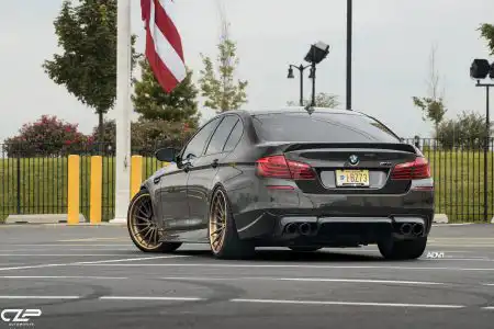 Jatoba Brown BMW F10 M5 Given ADV.1 Wheels & Carbon Fiber Parts Wallpaper