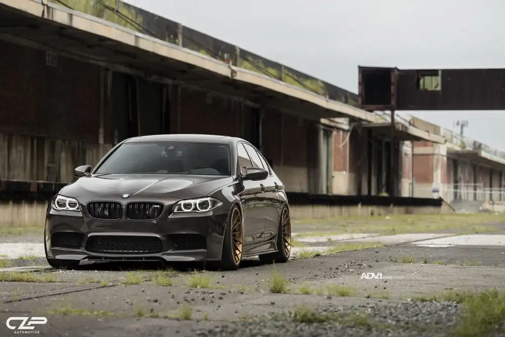 Jatoba Brown BMW F10 M5 Given ADV.1 Wheels & Carbon Fiber Parts 6 jabota brown bmw m5 sedan bronze adv1 custom rims a