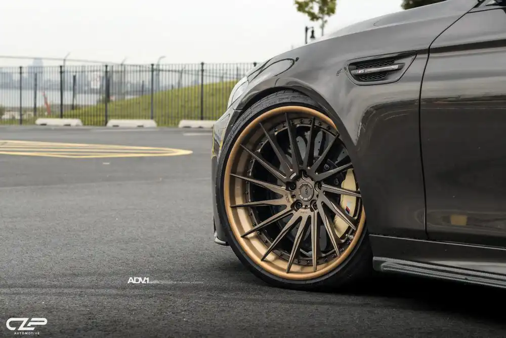 Jatoba Brown BMW F10 M5 Given ADV.1 Wheels & Carbon Fiber Parts 5 jabota brown bmw m5 sedan bronze adv1 custom wheels a