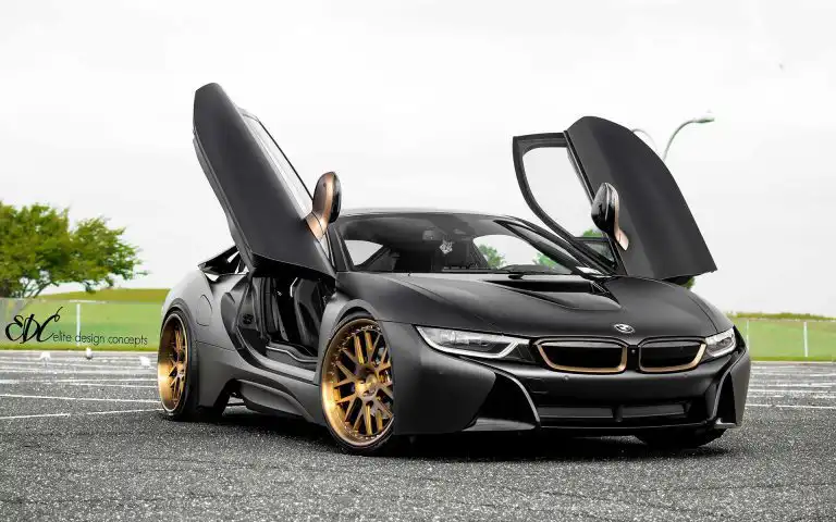 Matte Black BMW i8 Gets EDC Wheels