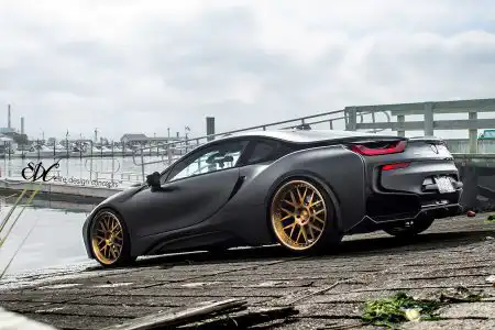 Matte Black BMW i8 With EDC Wheels