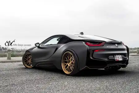 Matte Black BMW i8 With EDC Wheels