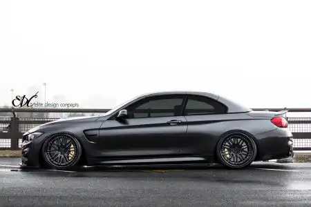 Mineral Grey Metallic BMW M4 Convertible On EDC Classic Wheels (1)