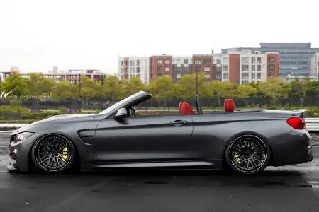 Mineral Grey Metallic BMW M4 Convertible On EDC Classic Wheels (12)