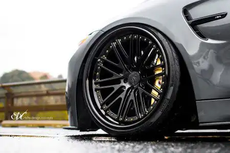 Mineral Grey Metallic BMW M4 Convertible On EDC Classic Wheels (2)