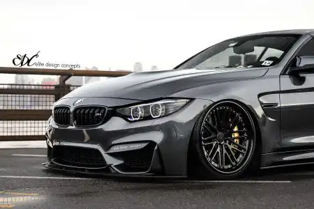 Mineral Grey Metallic BMW M4 Convertible On EDC Classic Wheels (4)