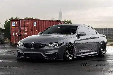 Mineral Grey Metallic BMW M4 Convertible On EDC Classic Wheels (5)