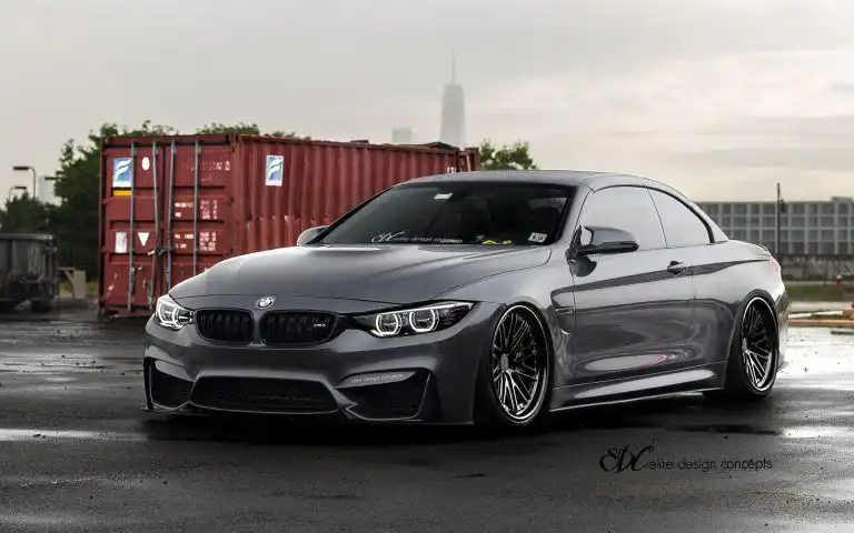 Mineral Grey Metallic BMW M4 Convertible On EDC Wheels
