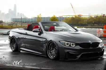 Mineral Grey Metallic BMW M4 Convertible On EDC Classic Wheels (9)
