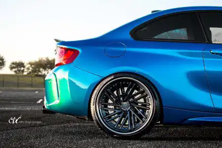 Long Beach Blue BMW M2 With EDC Wheels (1)
