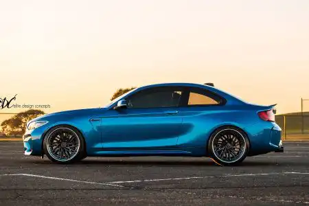 Long Beach Blue BMW M2 With EDC Wheels Wallpaper