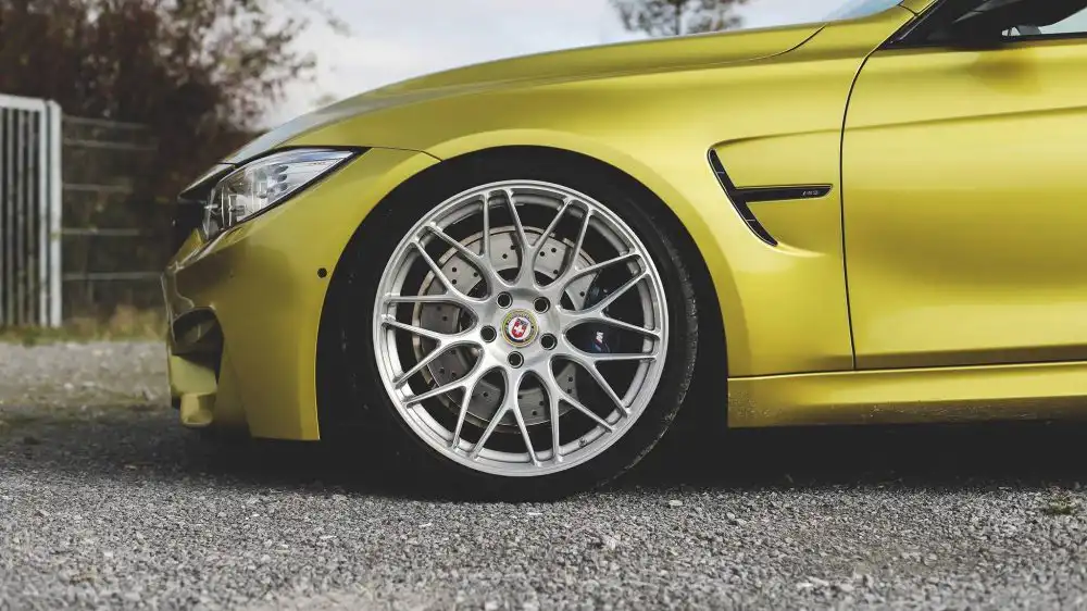 Austin Yellow BMW M3 Gets HRE Wheels