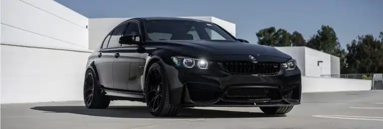 Black Sapphire Metallic BMW M3 Gets Vorsteiner Flow Forged Wheels