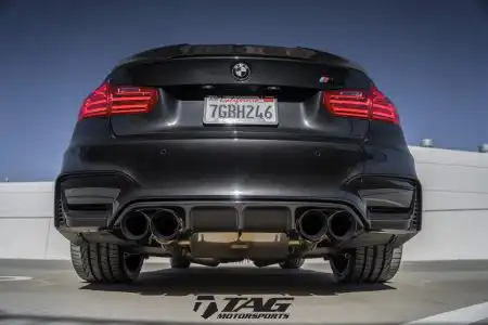 Black Sapphire Metallic BMW M3 Gets Vorsteiner Flow Forged Wheels Image 11