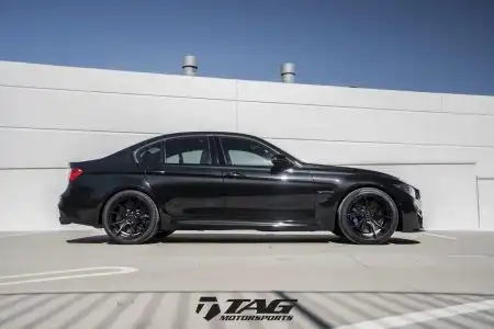 Black Sapphire Metallic BMW M3 Gets Vorsteiner Flow Forged Wheels Image 12