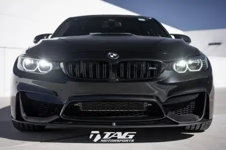 Black Sapphire Metallic BMW M3 Gets Vorsteiner Flow Forged Wheels Image 14
