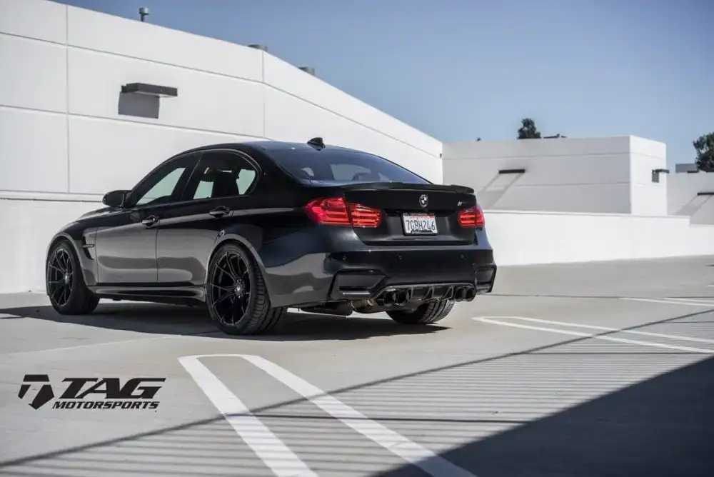 Black Sapphire Metallic BMW M3 Gets Vorsteiner Flow Forged Wheels Image 17 1