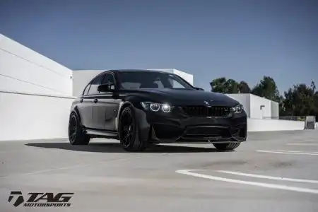 Black Sapphire Metallic BMW M3 Gets Vorsteiner Flow Forged Wheels Image 21