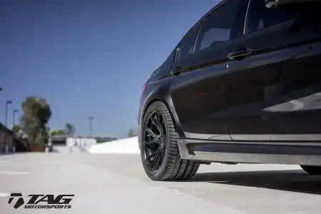 Black Sapphire Metallic BMW M3 Gets Vorsteiner Flow Forged Wheels Image 22