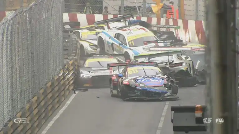 It Will Buff Out: Almost Every Car In This GT Race Crashed In This Pile Up