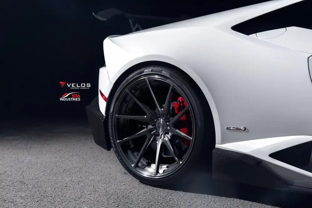 Lamborghini Huracan 1016 Industries Aero kit And Velos Designwerks Wheels 3