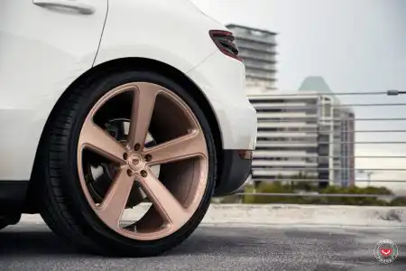White Porsche Macan With Vossen Forged CG-210 Wheels