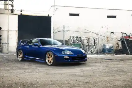 Toyota Supra On Velos Designwerks Wheels Wallpaper