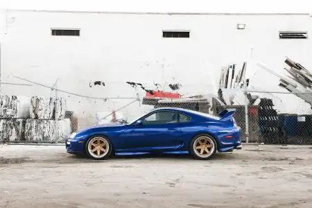 Toyota Supra On Velos Designwerks Wheels Wallpaper