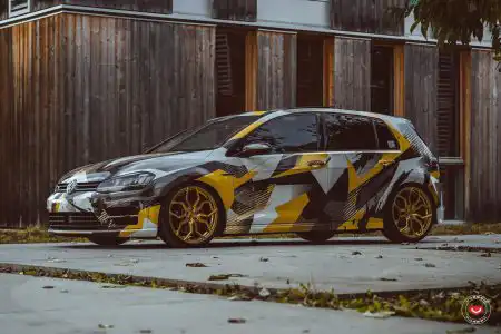 Volkswagen Golf R – Vossen Forged HC-3 Wheels (19)