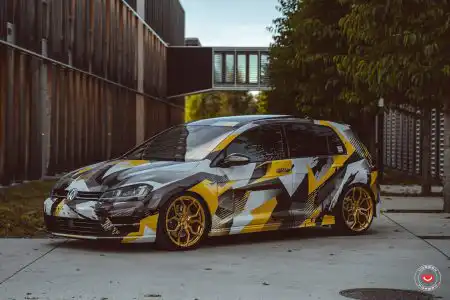 Volkswagen Golf R – Vossen Forged HC-3 Wheels (20)