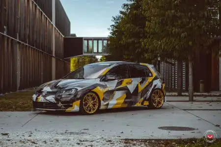 Volkswagen Golf R – Vossen Forged HC-3 Wheels (21)