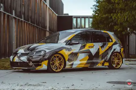 Volkswagen Golf R – Vossen Forged HC-3 Wheels (22)