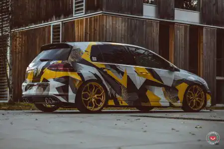 Volkswagen Golf R – Vossen Forged HC-3 Wheels (7)