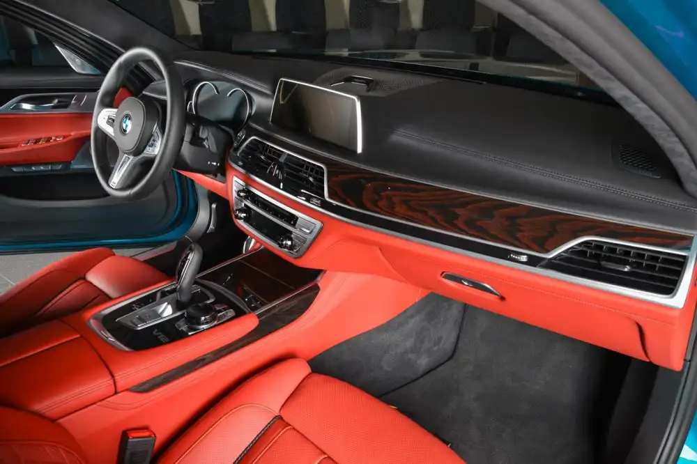 bmw m760li individual long beach blue 19