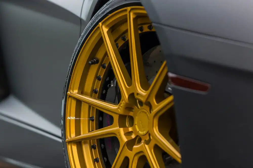 Satin Matte Black Lamborghini Aventador Gets ADV.1 Wheels 54 Satin Matte Black Lamborghini Aventador With ADV.1 Wheels Wallpaper