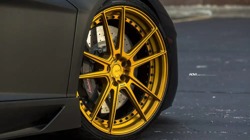 Satin Matte Black Lamborghini Aventador Gets ADV.1 Wheels 47 Satin Matte Black Lamborghini Aventador With ADV.1 Wheels Wallpaper
